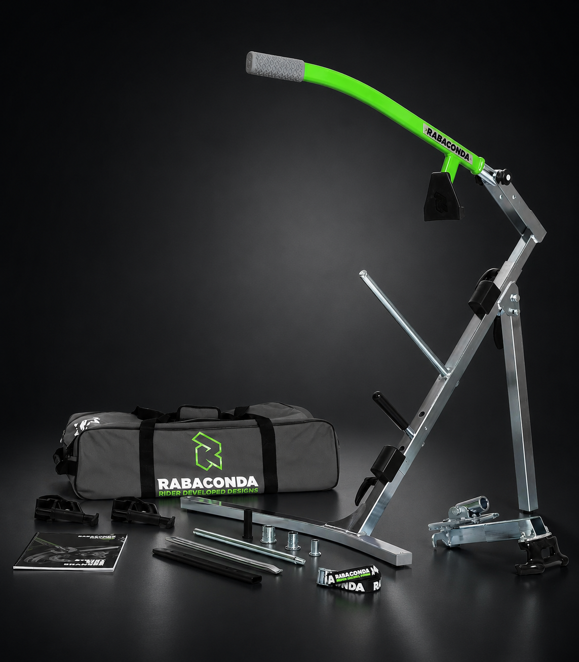 Rabaconda Street Bike Tire Changer | Motorcycle Tire Changing Tool for Street, Track & Adventure Bikes